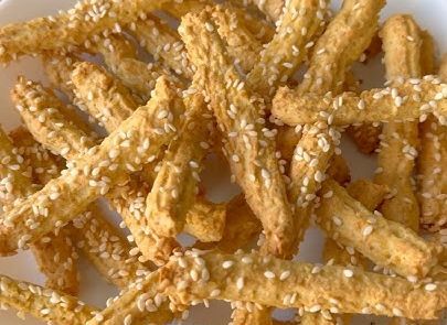 Crispy Baked Chickpea Sticks